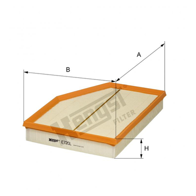 Hengst Filter Air Filter - E720L