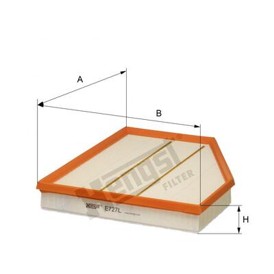 Hengst Filter Air Filter - E727L