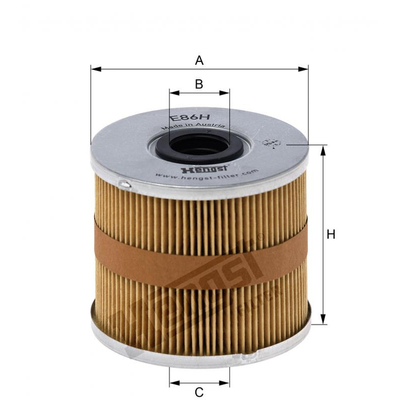 Hengst Filter Oil Filter - E86HD144