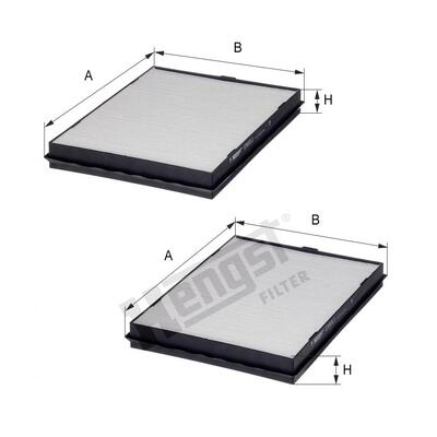 Hengst Filter Cabin Air Filter - E960LI2