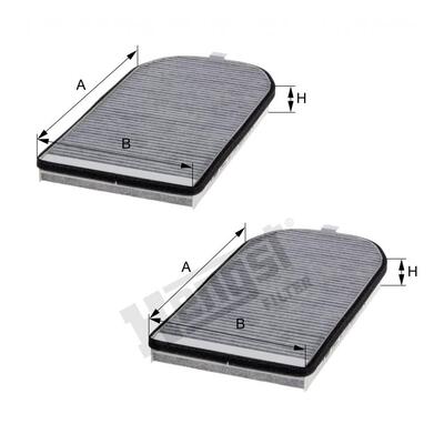 Hengst Filter Cabin Air Filter - E983LC-2