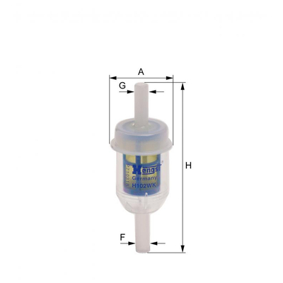 Hengst Filter Fuel Filter - H102WK