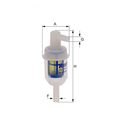 Hengst Filter Fuel Filter - H103WK