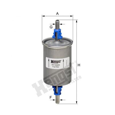 Hengst Filter Fuel Filter - H110WK