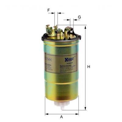 Hengst Filter Fuel Filter - H129WK