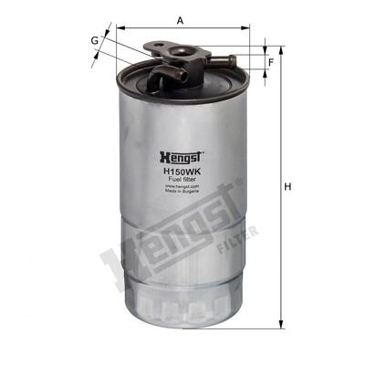 Hengst Filter Fuel Filter - H150WK