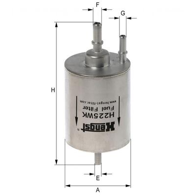 Hengst Filter Fuel Filter - H225WK