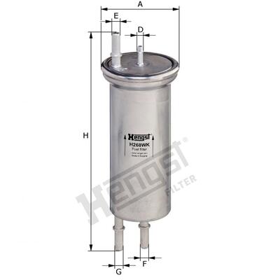 Hengst Filter Fuel Filter - H268WK