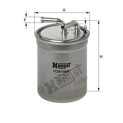 Hengst Filter Fuel Filter - H281WK