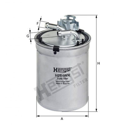 Hengst Filter Fuel Filter - H284WK