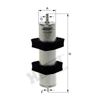 Hengst Filter Fuel Filter - H326WK