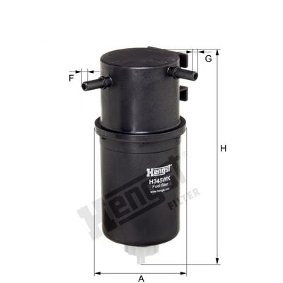 Hengst Filter Fuel Filter - H345WK