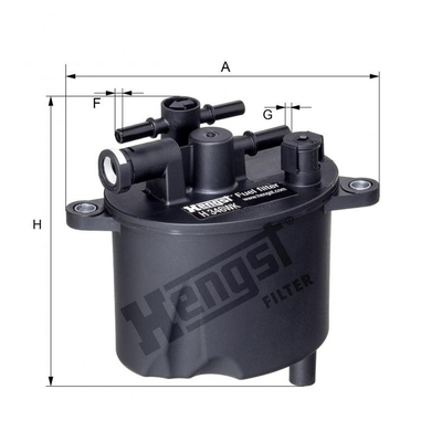 Hengst Filter Fuel Filter - H346WK