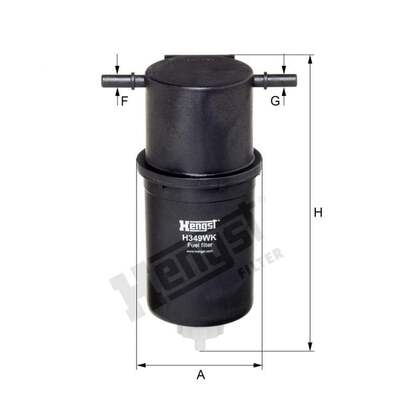 Hengst Filter Fuel Filter - H349WK