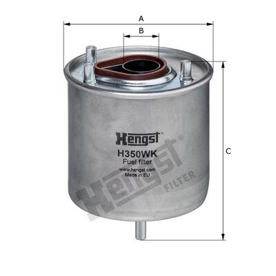 Hengst Filter Fuel Filter - H350WK