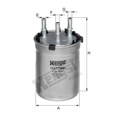 Hengst Filter Fuel Filter - H377WK