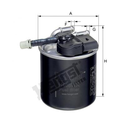 Hengst Filter Fuel Filter - H406WK