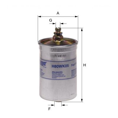 Hengst Filter Fuel Filter - H80WK05