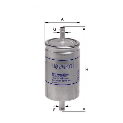 Hengst Filter Fuel Filter - H82WK01