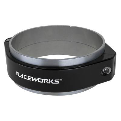 Raceworks 3.5in Black Aluminium Intercooler Pipe Clamp IPC-350ABK