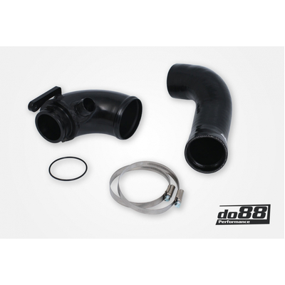 do88 VAG 1.8/2.0 TSI (MQB) Turbo inletpipe, Black hose, OEM Turbo, OEM Airbox - IR-130S-48-OEM