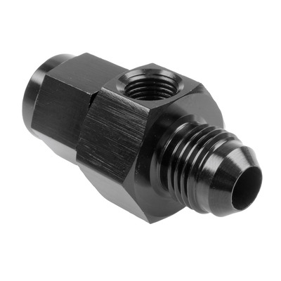 Raceworks Female Swivel to Male AN-6 with 1/8inNPT Port - RWF-140-06BK