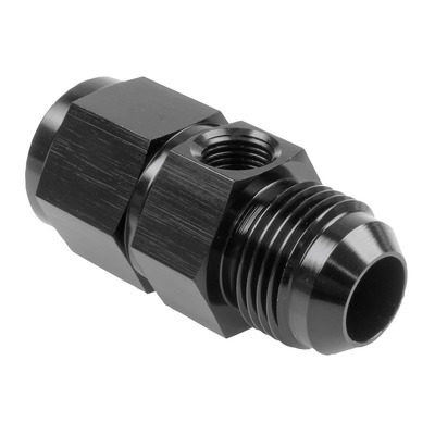 Raceworks Female Swivel to Male AN-8 with 1/8inNPT Port - RWF-140-08BK