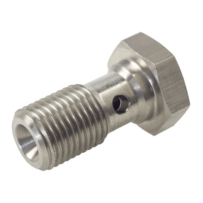 Raceworks Stainless Banjo Bolt 3/8in-24 20mm - RWF-300-03SS