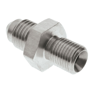 Raceworks Metric Male M10x1.0 to Male Flare AN-4 Stainless Dual Seal - RWF-351-04SS