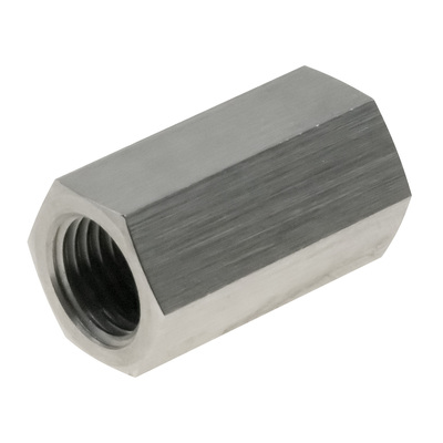 Raceworks 3/8in-24 Inverted Flare Union Stainless Steel - RWF-371-SS