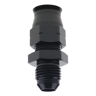 Raceworks Male An-6 To 3/8In Straight Tube Adapter - RWF-618-06-06BK