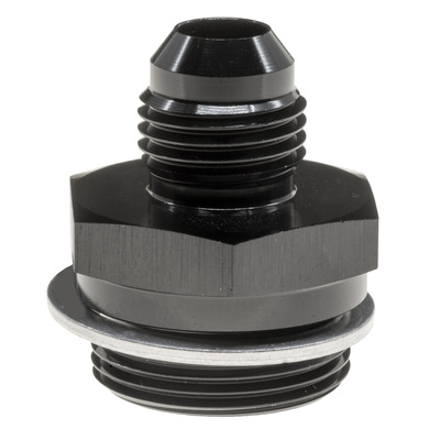 Raceworks Holley 7/8-20 AN-6 Male Flare Adapter - RWF-700-06BK