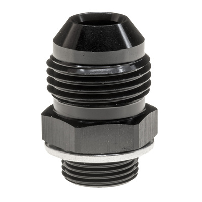 Raceworks Holley & Demon 9/16-24 AN-8 Male Flare Adapter - RWF-701-08BK