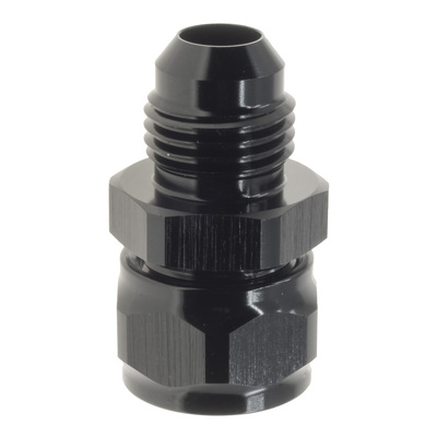 Raceworks AN-6 to 8mm Female Barb Compression Lock Adapter - RWF-717-06-M8BK