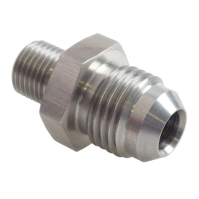 Raceworks Metric Male M10x1.0 to Male Flare AN-6 Stainless High Flow - RWF-729-06SS