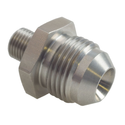 Raceworks Metric Male M10x1.0 to Male Flare AN-8 Stainless High Flow - RWF-729-08SS