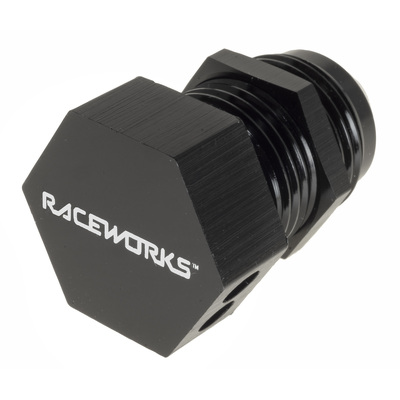 Raceworks AN-10 Bolt-in Breather Bulkhead - RWF-777-10BK