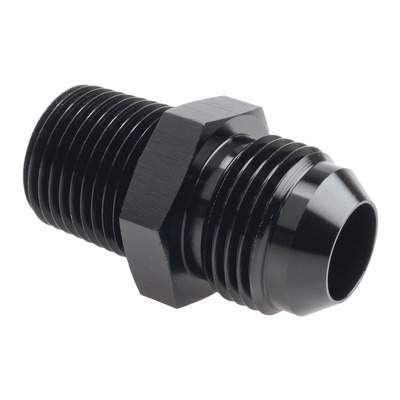 Raceworks An-10 Male Flare To Npt 1/2In Straight - RWF-816-10BK