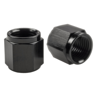 Raceworks AN-6 Aluminium Tube Nut Pk2 - RWF-818-06BK