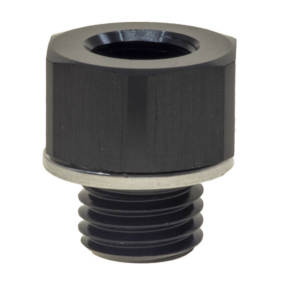 Raceworks M12x1.5 to M10x1.0 Inverted Female Reducing Bush/adapter - RWF-912-M12-M10BK