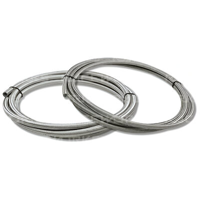 Raceworks Stainless Braided Cutter E85 Hose AN-4 5 Metres - RWH-100-04-5M