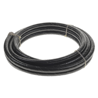 Raceworks Black Stainless Braided Cutter E85 Hose AN-4 10 Metres - RWH-140-04-10M