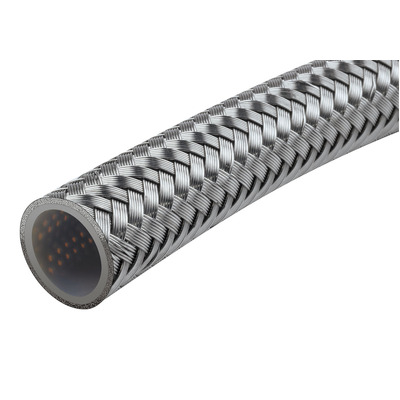 Raceworks Stainless Braided PTFE E85 Hose AN-6 1 Metre - RWH-200-06-1M