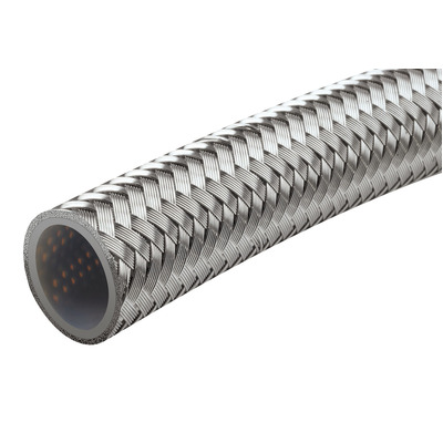 Raceworks Stainless Braided PTFE E85 Hose AN-8 30 Metres - RWH-200-08-30M