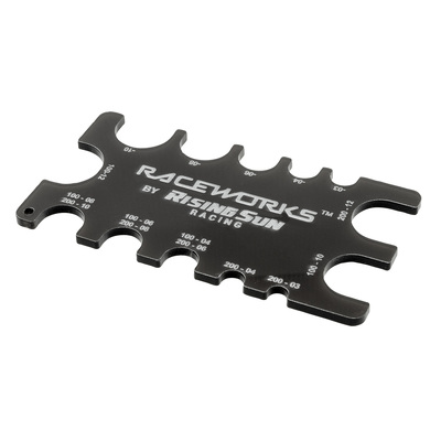 Raceworks Raceworks Braided Hose Gauge (Black) - RWT-034BK