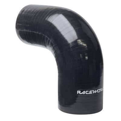 Raceworks 90deg 0.5in 13mm Black - SHE-090-050BK