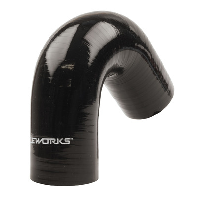 Raceworks 135deg 2.0in 51mm Black - SHE-135-200BK