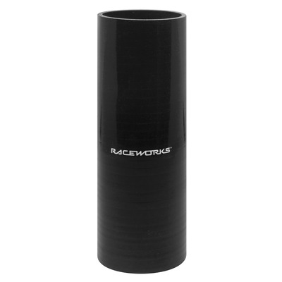 Raceworks straight 0.5in 13mm x 254mm Black - SHS-050BKM