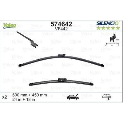 Valeo Wiper Blade Set - VM442