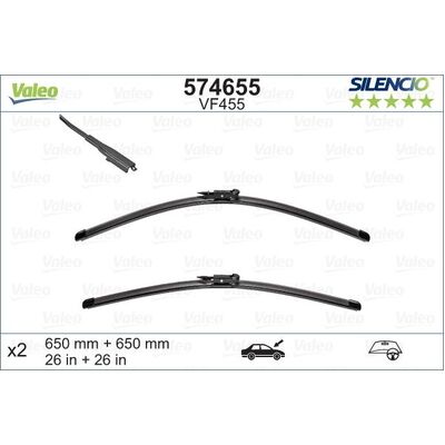 Valeo Wiper Blade Set - VM455